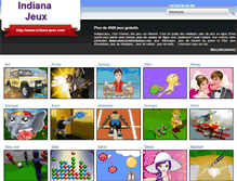 Tablet Screenshot of indiana-jeux.com